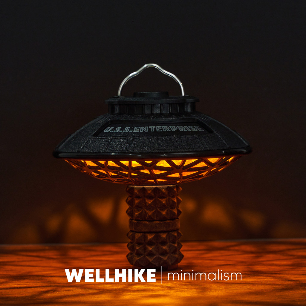 WELLHIKE Camping GZ Disco Voador Abajur Atmosfera Sci-Fi Espaço Estrela Tema Através da Trek golzero Light