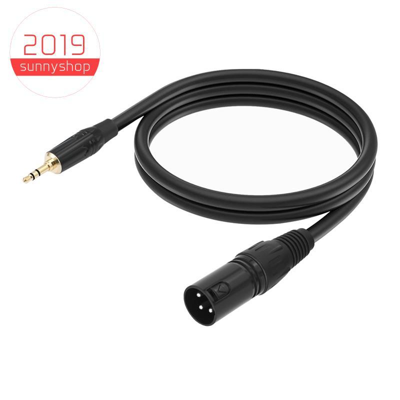[Bestseller S] Adaptador De Cabo XLR De 3.5 Mm Balanceado Mini Jack TRS Estéreo Para De Áudio De Microfone Macho De 3 Pi