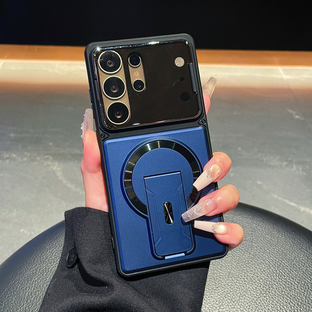 Adequado para S26ULTRA, S24/A37/A57, S24U/25U/S23ULTRA, A36/S25/S26/Suporte magnético para telefone, capa de telefone de