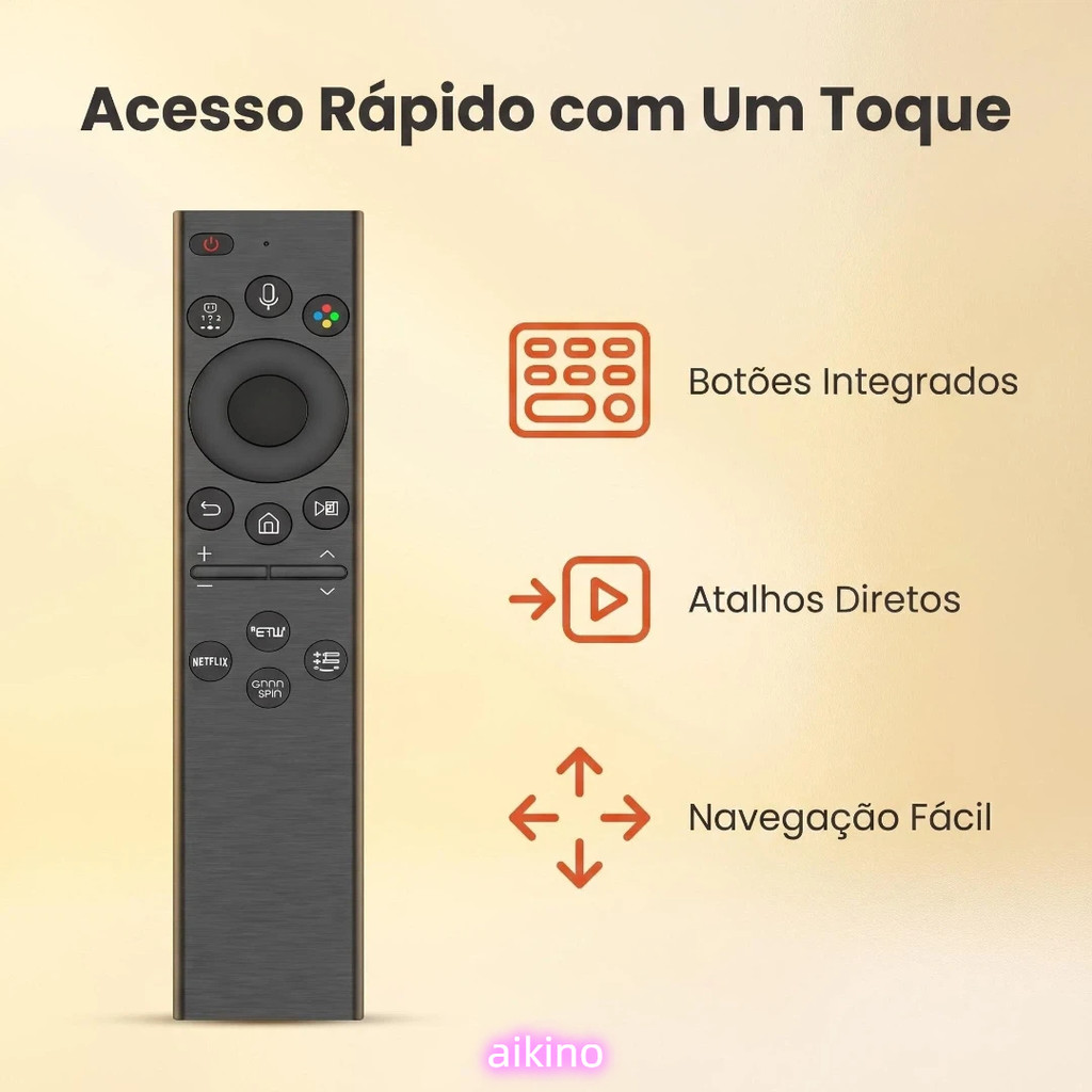 Controle Remoto Tv Smart Para Samsung Bn59-01385e Com Voz Smart