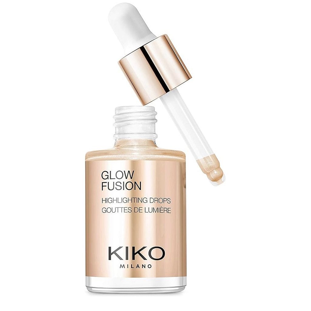 Glow Fusion Highlighting Drops Kiko Milano, Iluminador Cor: 03 Gold Mine