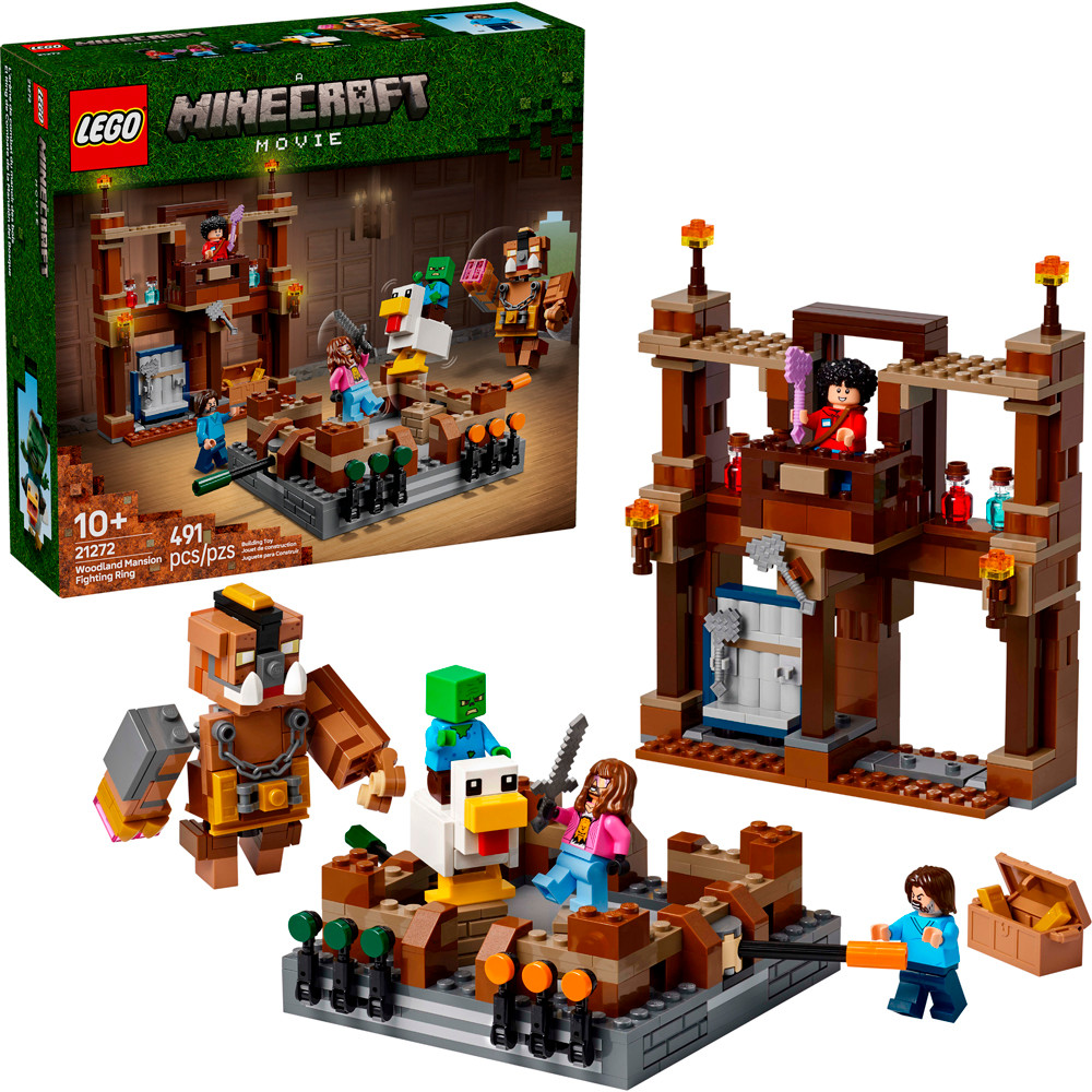 Lego Minecraft Ringue da Mansão Woodland 21272 com 491pcs