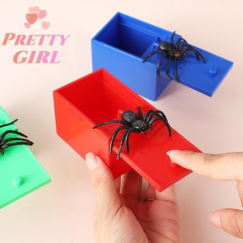 1 Peça Caixa de Aranha de Brincadeira Caixa de Aranha Escondida na Caixa Brinquedo Engraçado de Halloween de Aranh