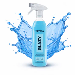 GLAZY 500ML LIMPA VIDROS AUTOMOTIVO VONIXX 4 EM 1 COM REDUTOR DE ATRITO E RISCOS