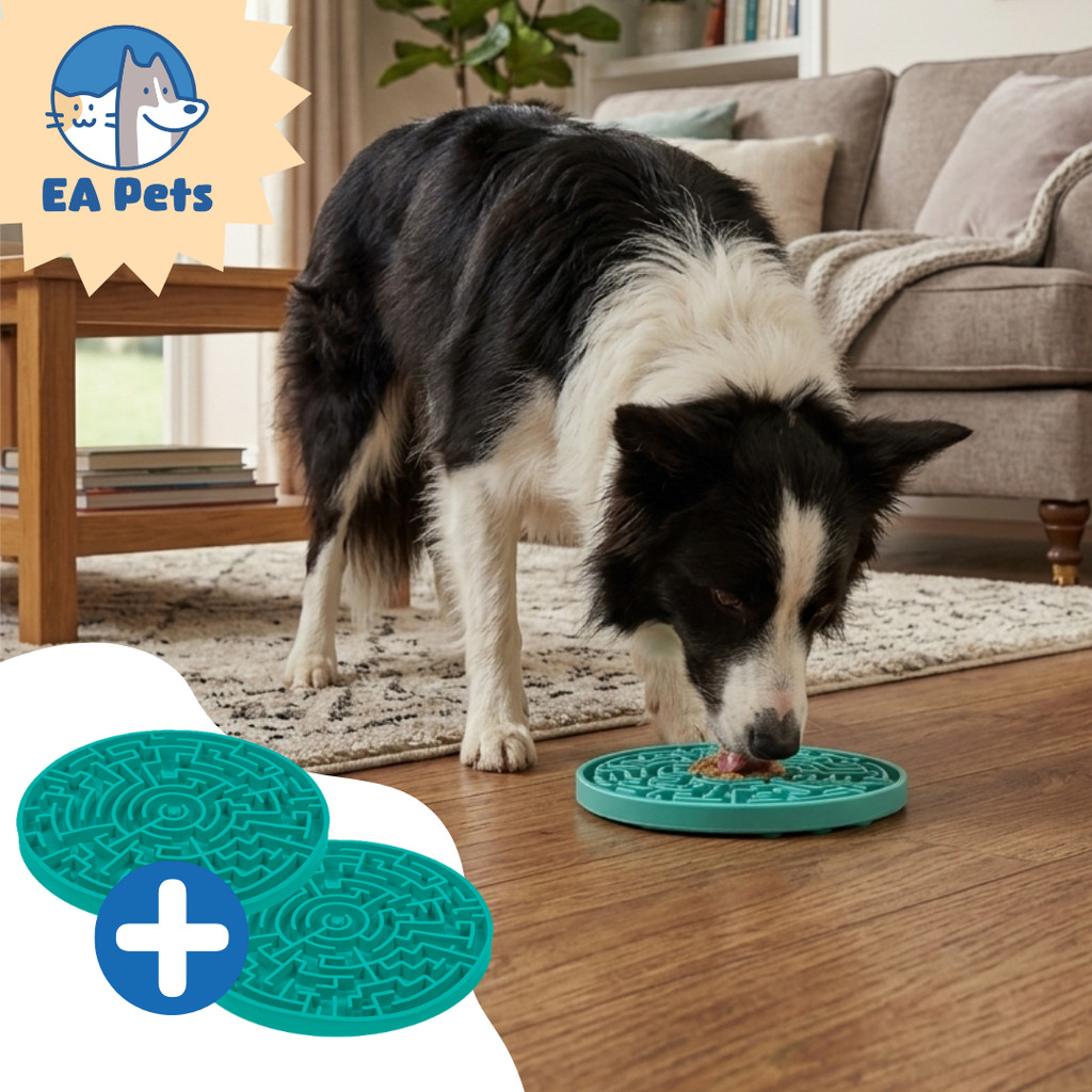 Kit 2 Tapete de Lamber Labirinto Da Pet Games Brinquedo Comedouro Para Cão Saudável Intuitivo M