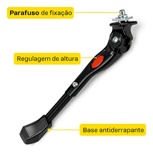 Descanso Central Bike Apoio Reforçado Alumínio Ajustável Pez