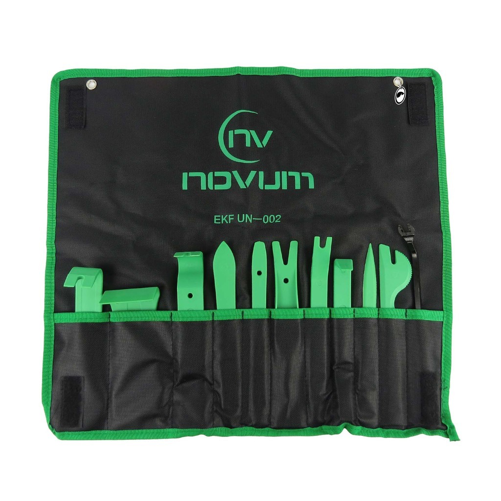 Kit Espátulas Ferramentas 11 peças Nylon Desmontar Forro Painel Molduras