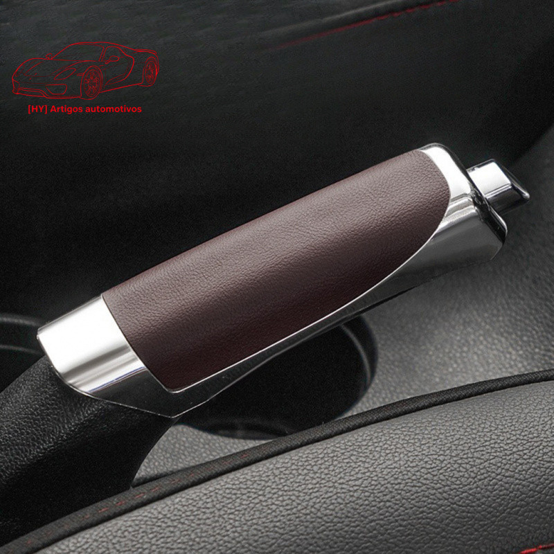 Acessório de Proteção para Peças Automotivas, Capa para Freio de Mão Universal em ABS para Carro, Acessório Decorativo p