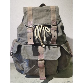 Mochila masculina da segunda guerra mundial oito Wildland verde, bolsa escolar de grande capacidade, bolsa de viagem ret