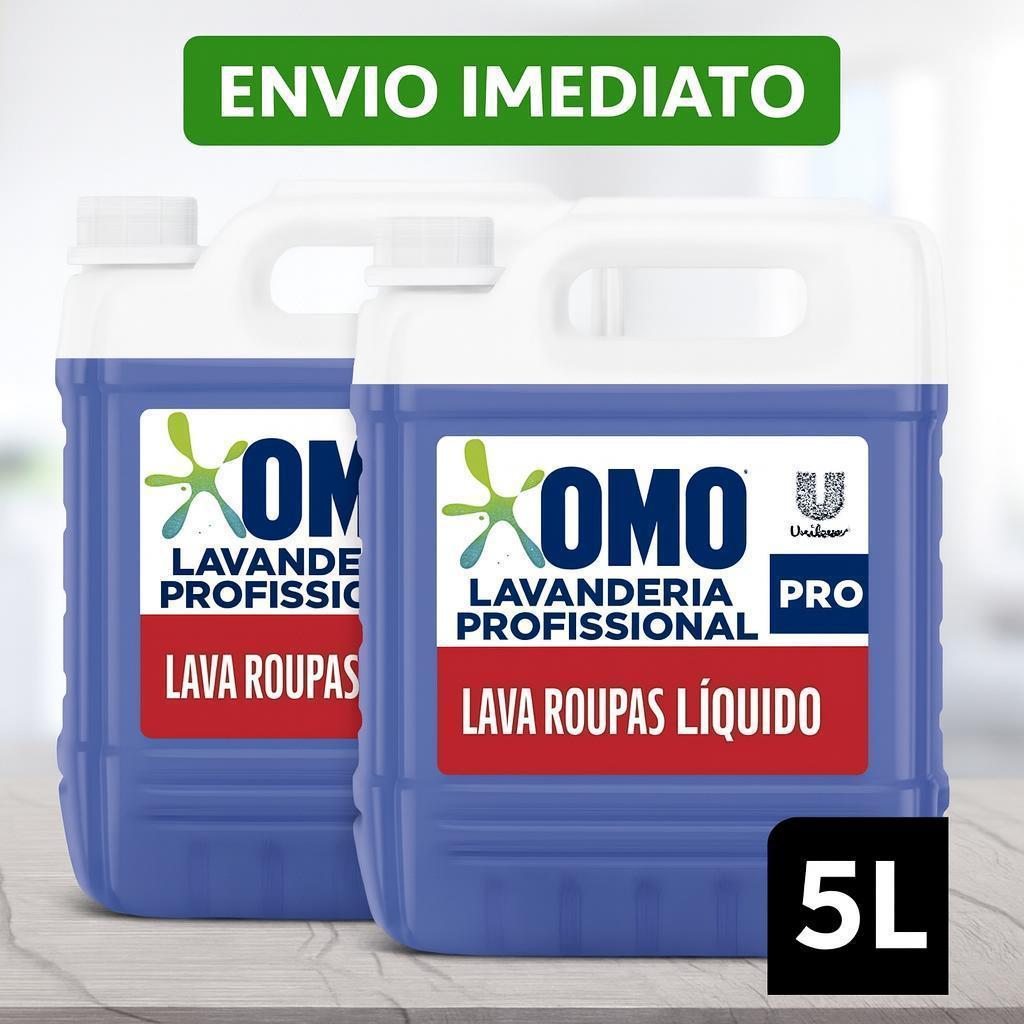 Kit 2 Unidades Sabão Liquido 0M0 Lava Roupas Liquido Profissional Omo Pro PR0M0ÇAO IMPERDIVEL