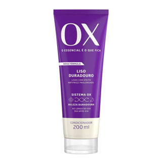 Condicionador OX Liso Duradouro 200ml em Oferta na Shopee