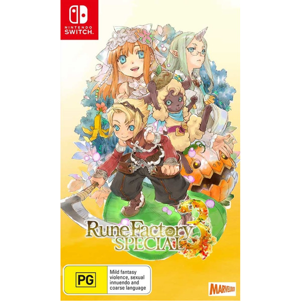 Rune Factory 3 Special Switch AUS Midia Fisica