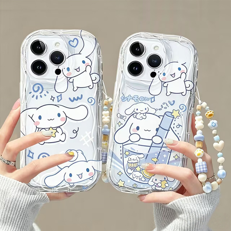 Linda Capa De Corrente Cinnamoroll Para Samsung A57 A56 A17 A07 A27 A37 A55 A16 A06 A54 A15 A14 A12 A53 A32 A34 A13 A35 