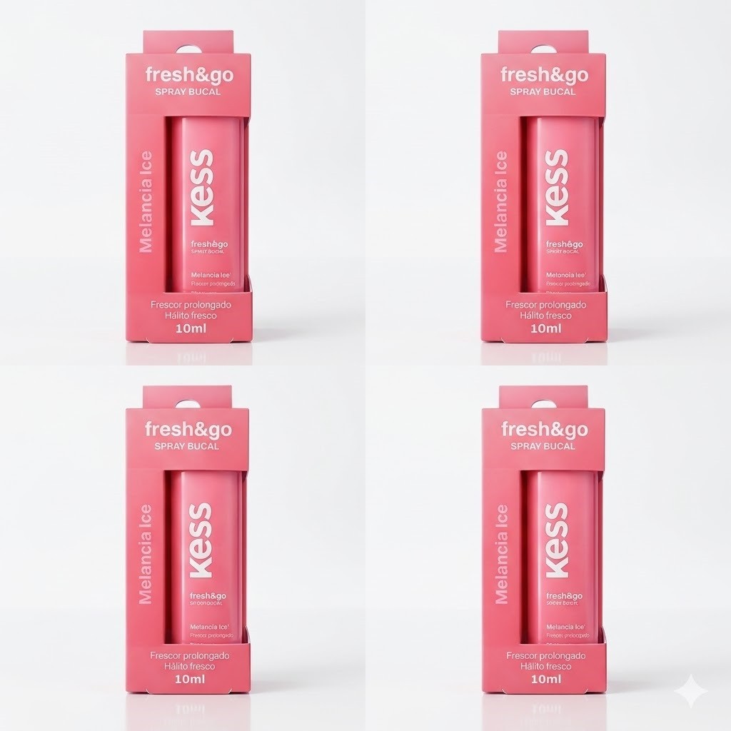 4UN Spray Bucal Kess Fresh&Go Melancia Ice