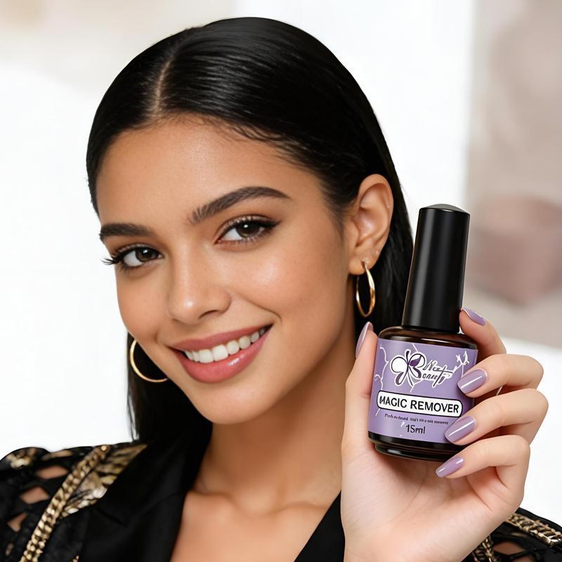 Removedor Mágico de Esmalte em Gel Nice Beauty 15ml Balanceado Hidratante Eficaz e Saudável para Unhas — imagem 2 de 2