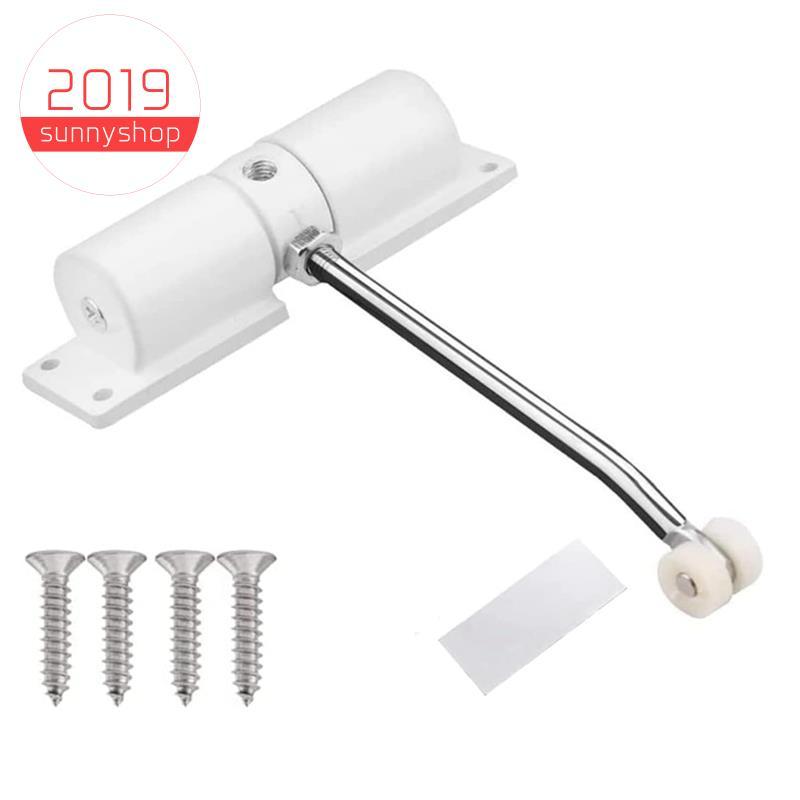 [Bestseller S] Fecho Automático De Porta Branco Ajustável Dobradiça De Fechamento De 30 Kg