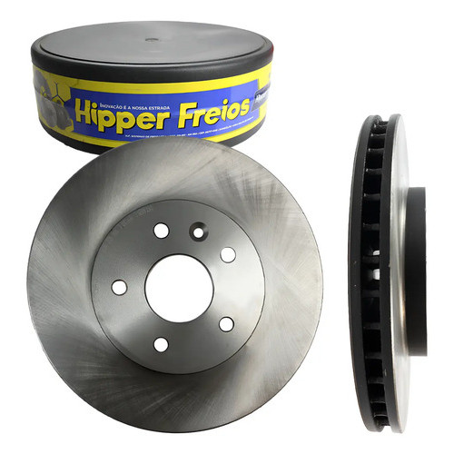 Par Disco Freio Dianteiro Ventilado Tracker 1.0 1.2 Hipper