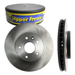 Par Disco Freio Dianteiro Ventilado Tracker 1.0 1.2 Hipper