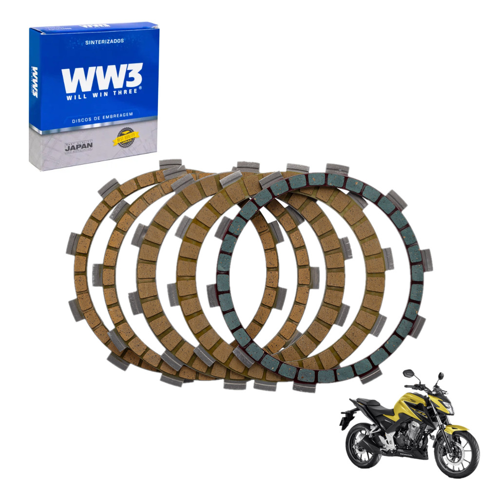 Discos Embreagem (5 Pcs) Cb 300f Twister 2023/2025