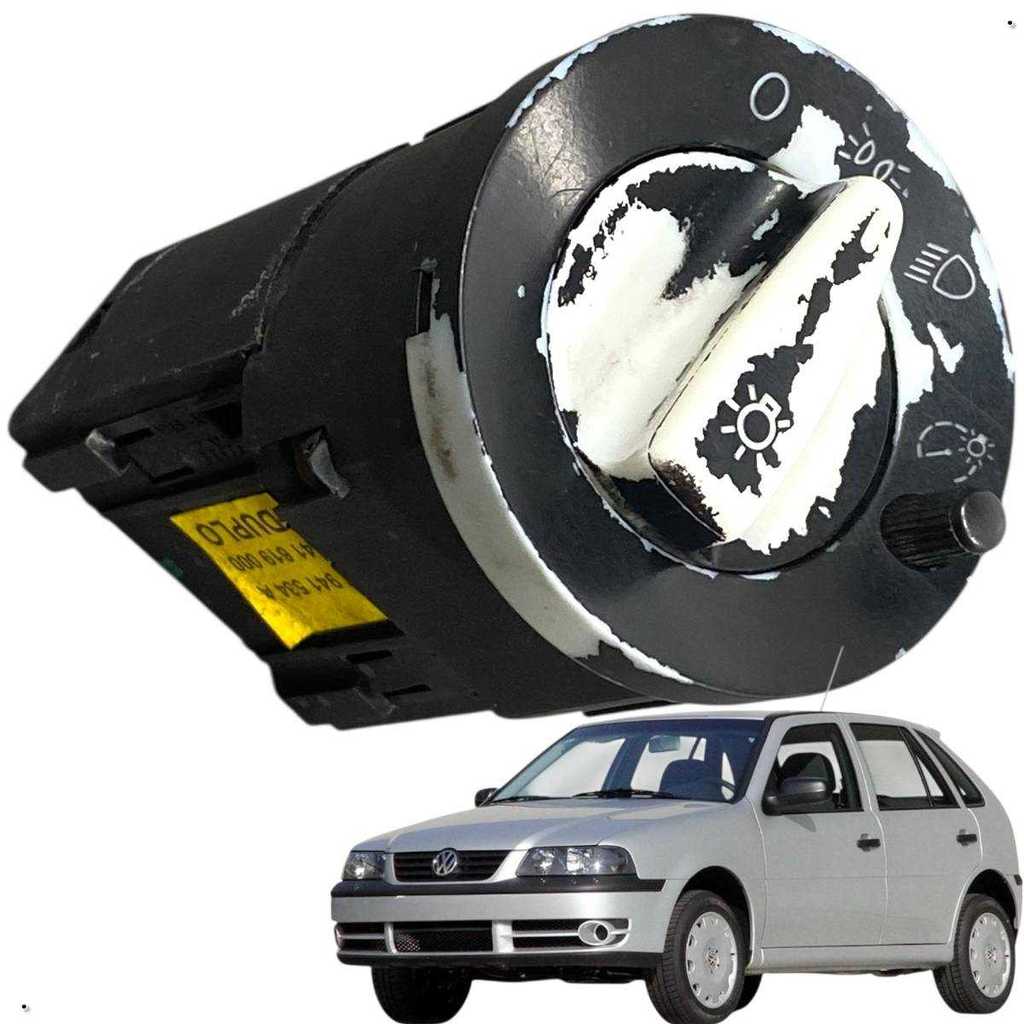 Botão Farol Chave Luz Milha Vw Gol G3 G4 1999 2002 2004 2005