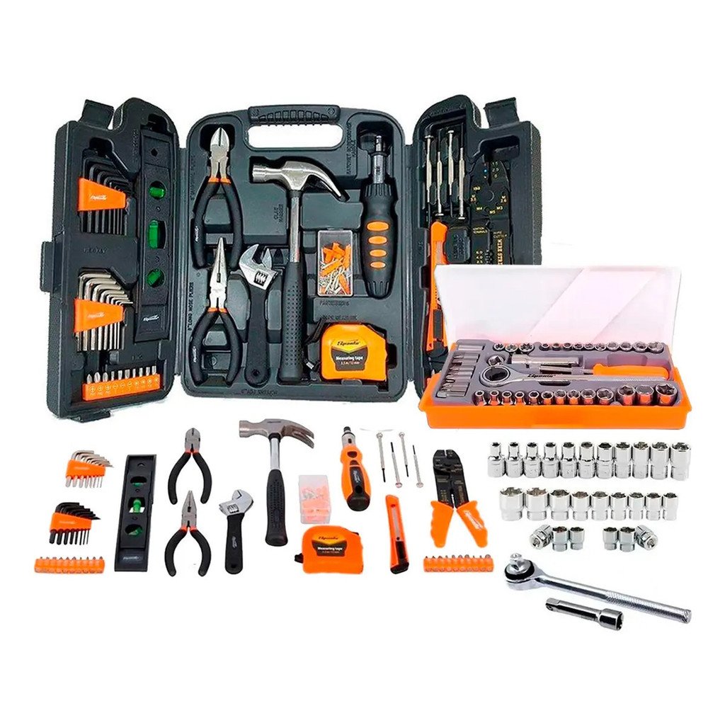 Kit Jogo De Ferramentas Completo Com 129 Peças Sparta