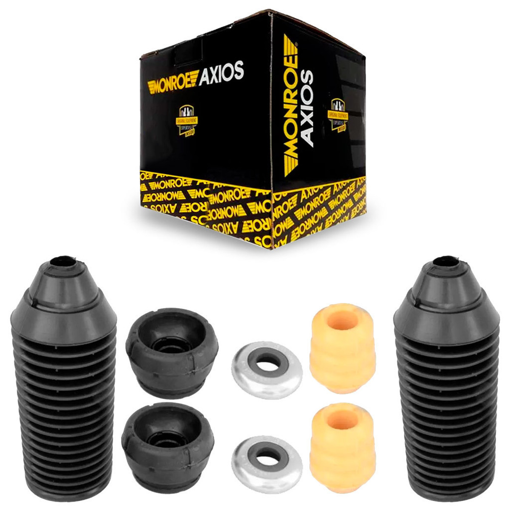 Par Kit Amortecedor Batente Coifa Dianteiro Gol G5 Golf A3 Bora New Beetle Saveiro Axios