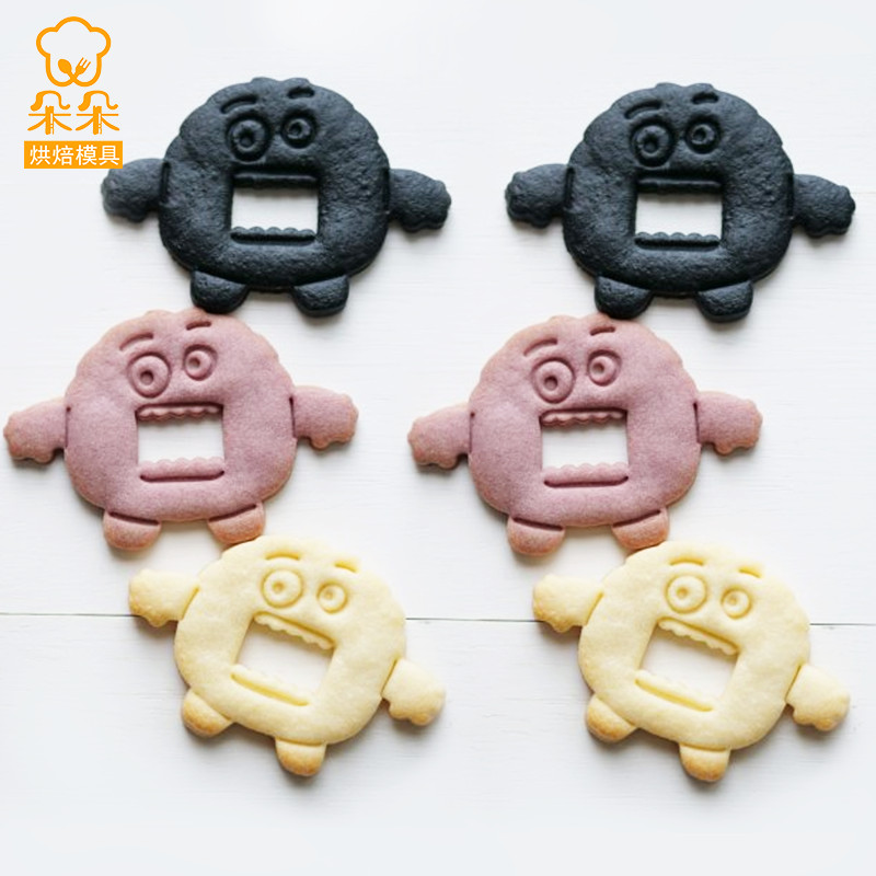 Halloween pequeno fantasma biscoito molde pequeno monstro aranha Web biscoito manteiga corte molde imprensa molde de coz