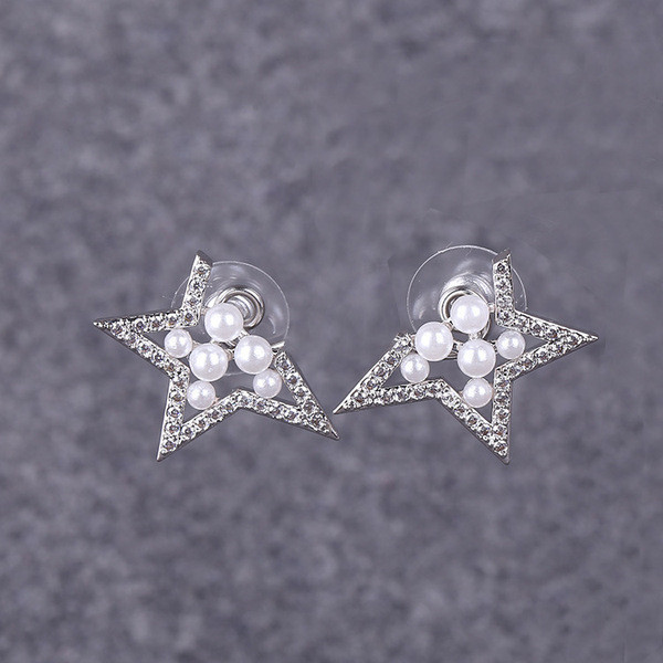 cartelas de brincos feminino kit brinco aço inoxidável ◎925 brincos de prata esterlina feminino piscando diamante oco br