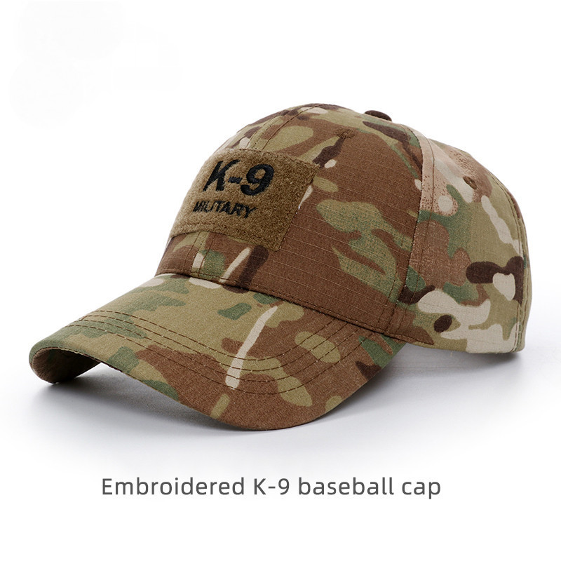 Boné de Beisebol Camuflado US ARMY, Boné Bordado, Boné Tático, Boné Camuflado das Forças Especiais K-9, Boné para Caminh