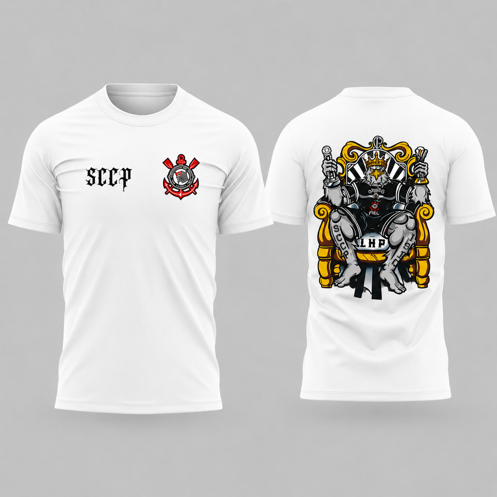 Camiseta MOSAICO TORCIDA No DÉRBI Gaviões Fiel TimedoPovo Timão Envio Imediato by Mood Vest