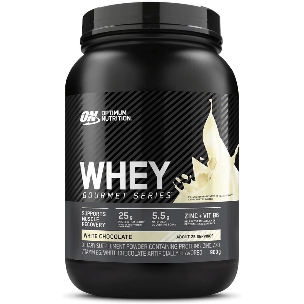100% Whey Protein Gourmet 900g - Chocolate Branco - Optimum Nutrition