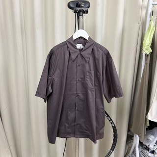 R423A Camisa listrada Casual de manga comprida com lapela de botão único Breasted primavera verão novo estilo