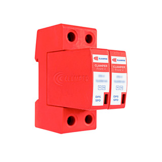 DPS CLAMPER Front V Bipolar 175V 12,5/60kA Classe I+II - Protetor contra surtos para quadros elétricos
