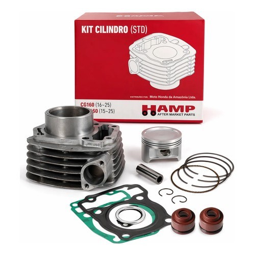 Kit Cilindro Motor Hamp Original Titan 160 Fan 160 Bros 160