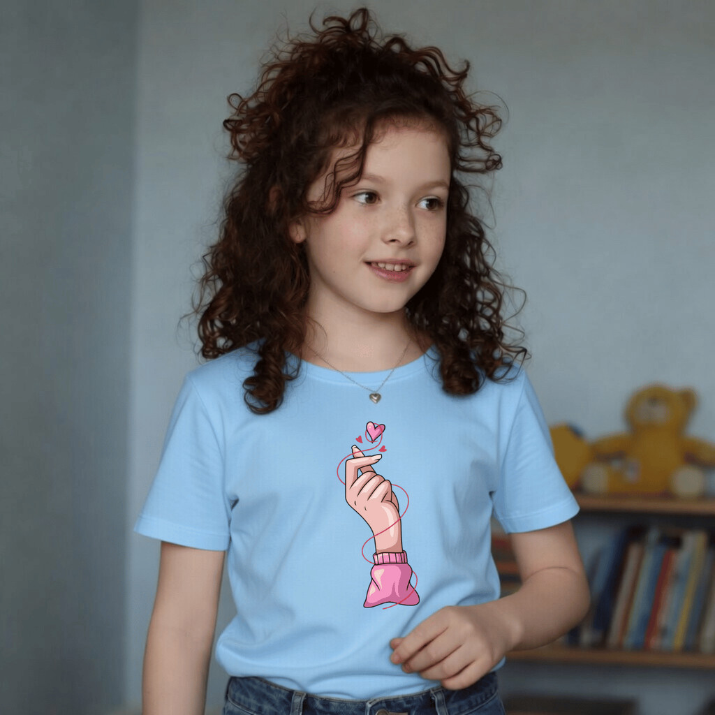 Camiseta Infantil Estampada Criança Braço Dorama 100% Básica Manga Curta Unissex Masculina e Feminino Básica