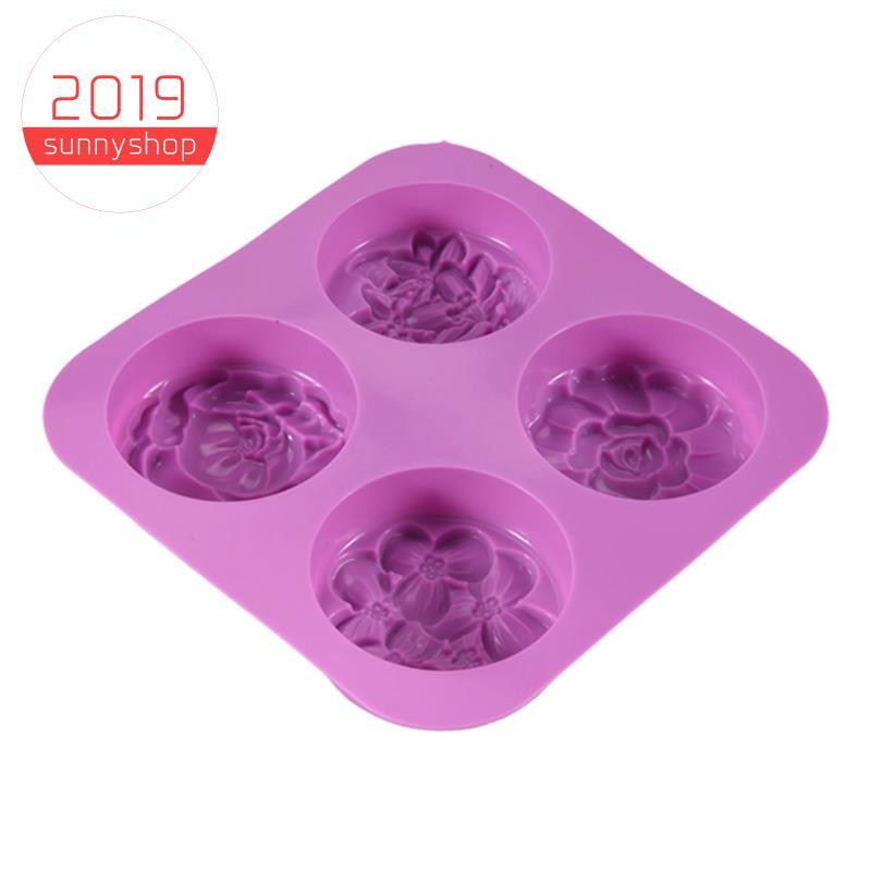 [Bestseller S] Moldes De Sabonete De Silicone Com Flores , Molde Caseiro , Muffin , Pudim , Gelatina E Cheesecake (1 Uni