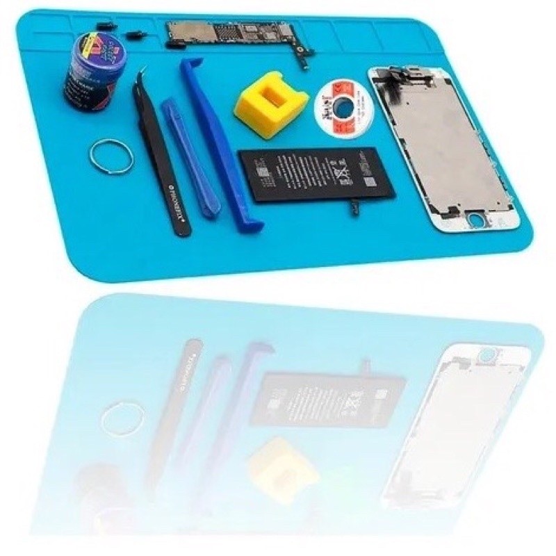 Manta Magnética Antiestática Silicone 300x200mm Manutenção de Eletronicos