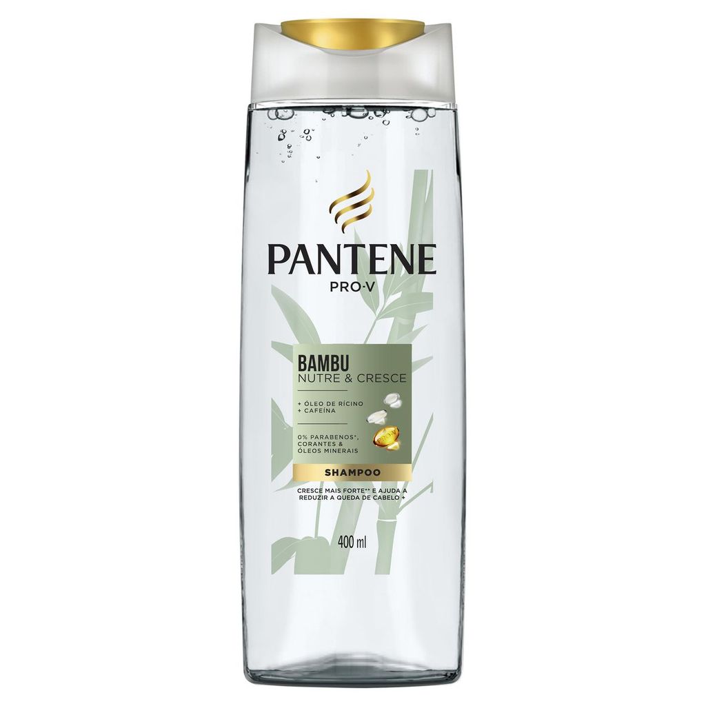 Shampoo Pantene Bambu Nutre & Cresce 400ml em Oferta na Shopee