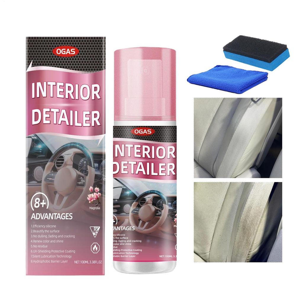 Limpador De Painel De Carro 100ml , Limpeza Segura , Detalhamento De Produtos De Cuidados Interiores Para Caminhão Autom