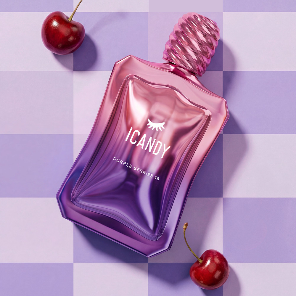 Perfume Feminino Icandy Purple Berries 18 Eau De Parfum 100ml Original Longa Duração — imagem 2 de 2