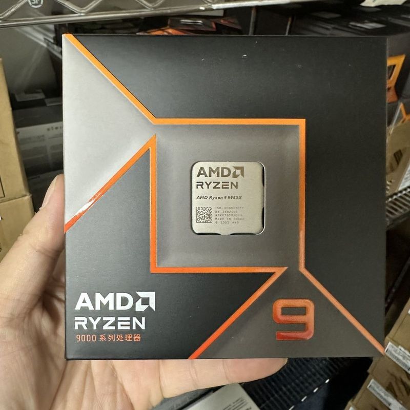 Província Hubei Taofo Technology Co., Ltd. Novo processador CPU AMD 9950X em caixa, 16 núcleos, 32 linhas, produtividade