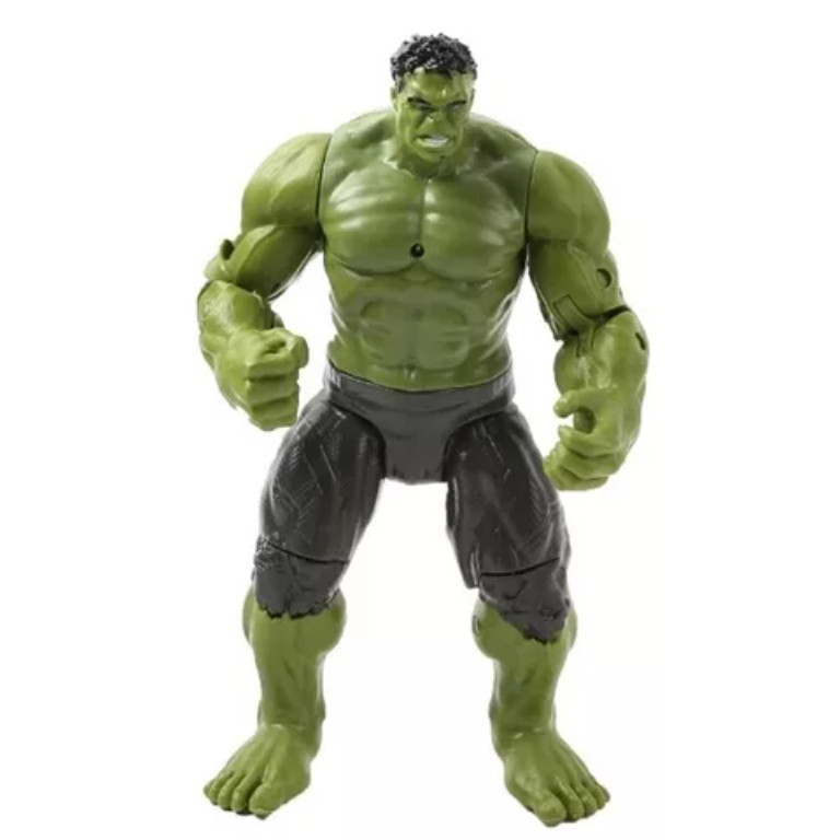 BONECO DO HULK ARTICULADO COM LUZ PEQUENO 18CM - ENVIO IMEDIATO TOP DE LINHA, NAO PERC