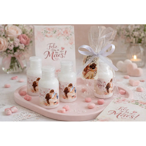 25 Mini Hidratante Dia Das Mães Brinde Lembrancinha Mimo KIBUNITINHO