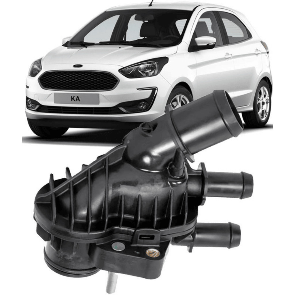 Carcaça Válvula Termostática Ford Ka E Ecosport Flex De 2018-22
