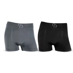 Kit 2 Cuecas Boxer Rafa Parize Masculina Microfibra Sem Costura Conforto Básica