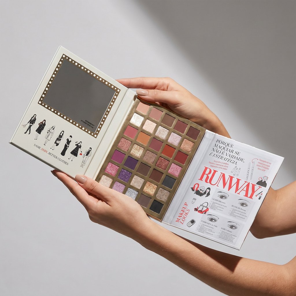 Eudora Make O Diabo Veste Prada Palette de Sombras Runway Magazine 28g