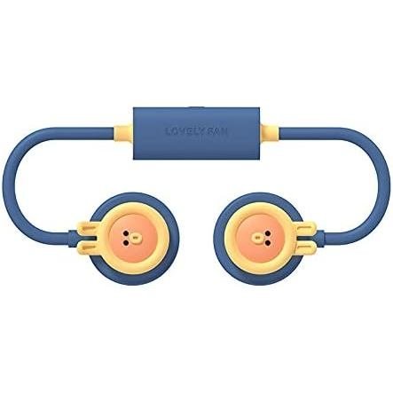 Novo ventilador portátil e fofo para pendurar no pescoço, mini ventilador USB, mini ventiladores USB, ventilador portáti