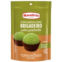 Pó para Saborizar e Colorir Brigadeiro Pistache 45g - Mavalério