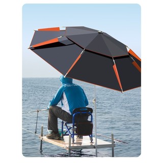 Guarda-chuva de pesca dobrável Extra grande ao ar livre de 2.2 m especial para guarda-chuva protetor solar de pesca