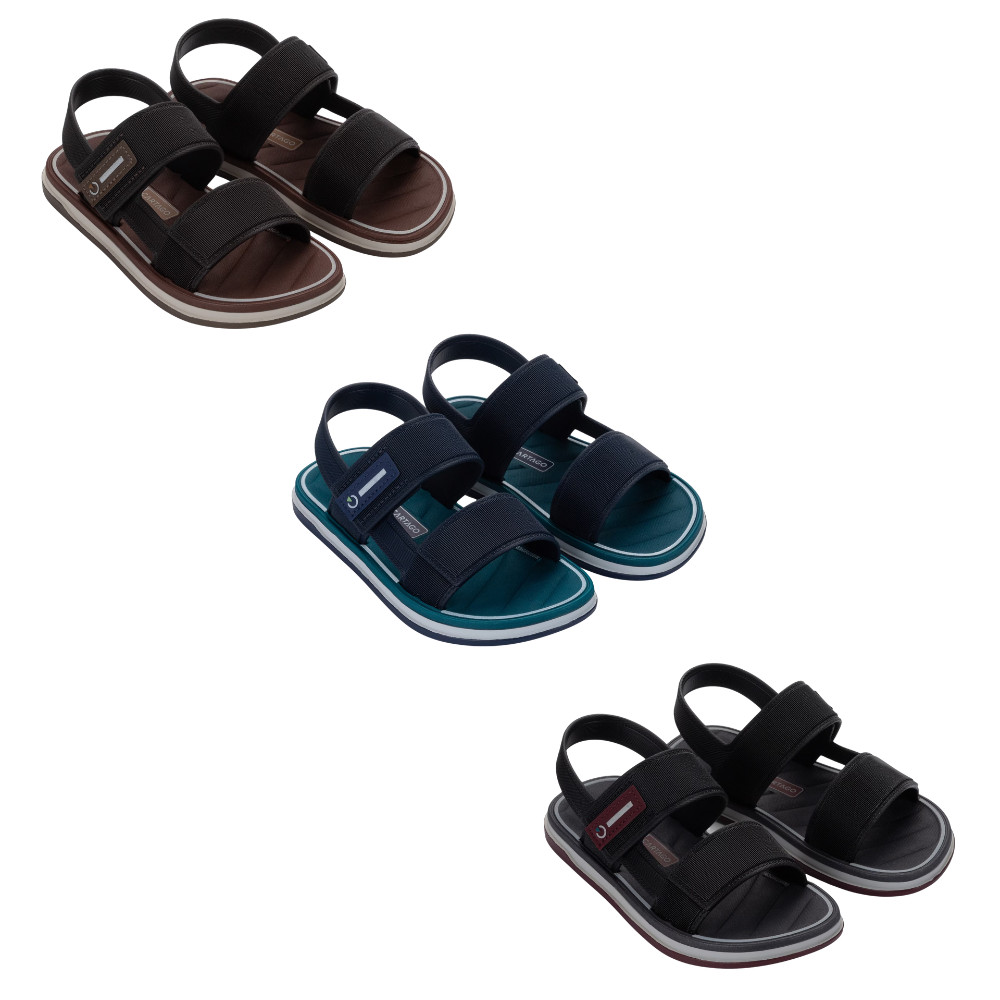 Sandália Papete Malaga Sport Cartago Infantil Macia Conforto